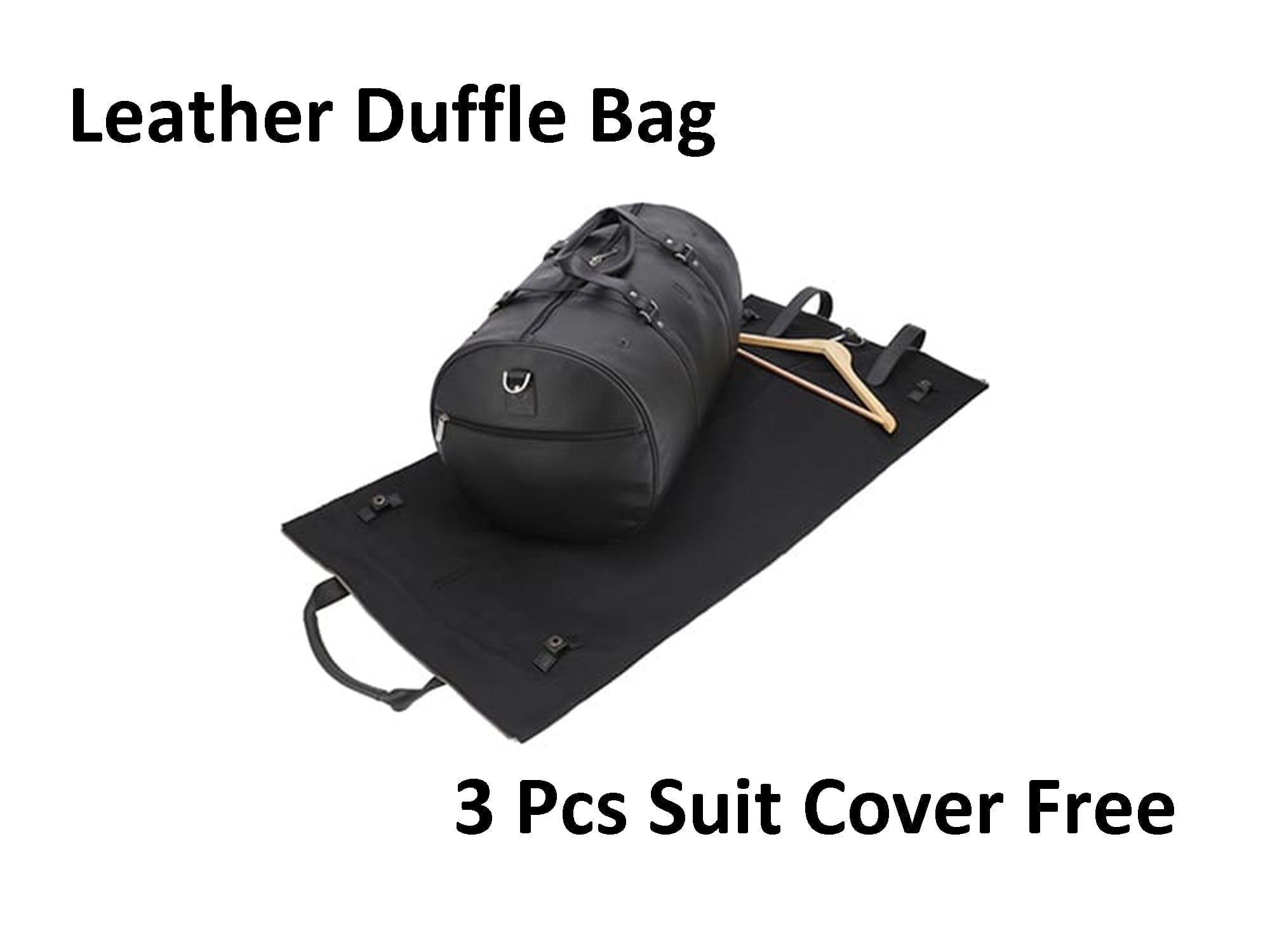 Full Grain Leather Duffle Bag Genuine Leather Weekender Bag Leather Holdall Overnight Bag For Men
