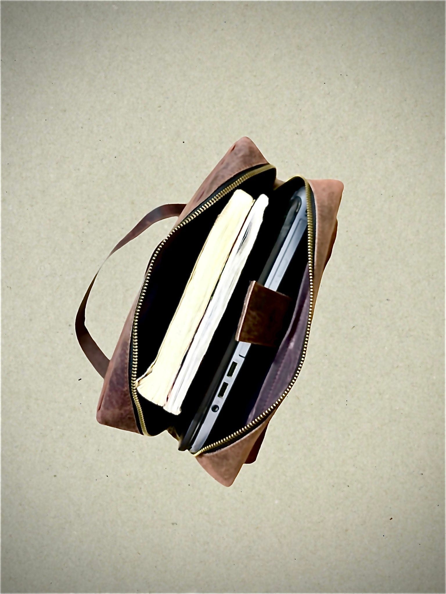 Leather Messenger Bag Men, Leather Bag and Waxed Canvas Shoulder Bag free shipping