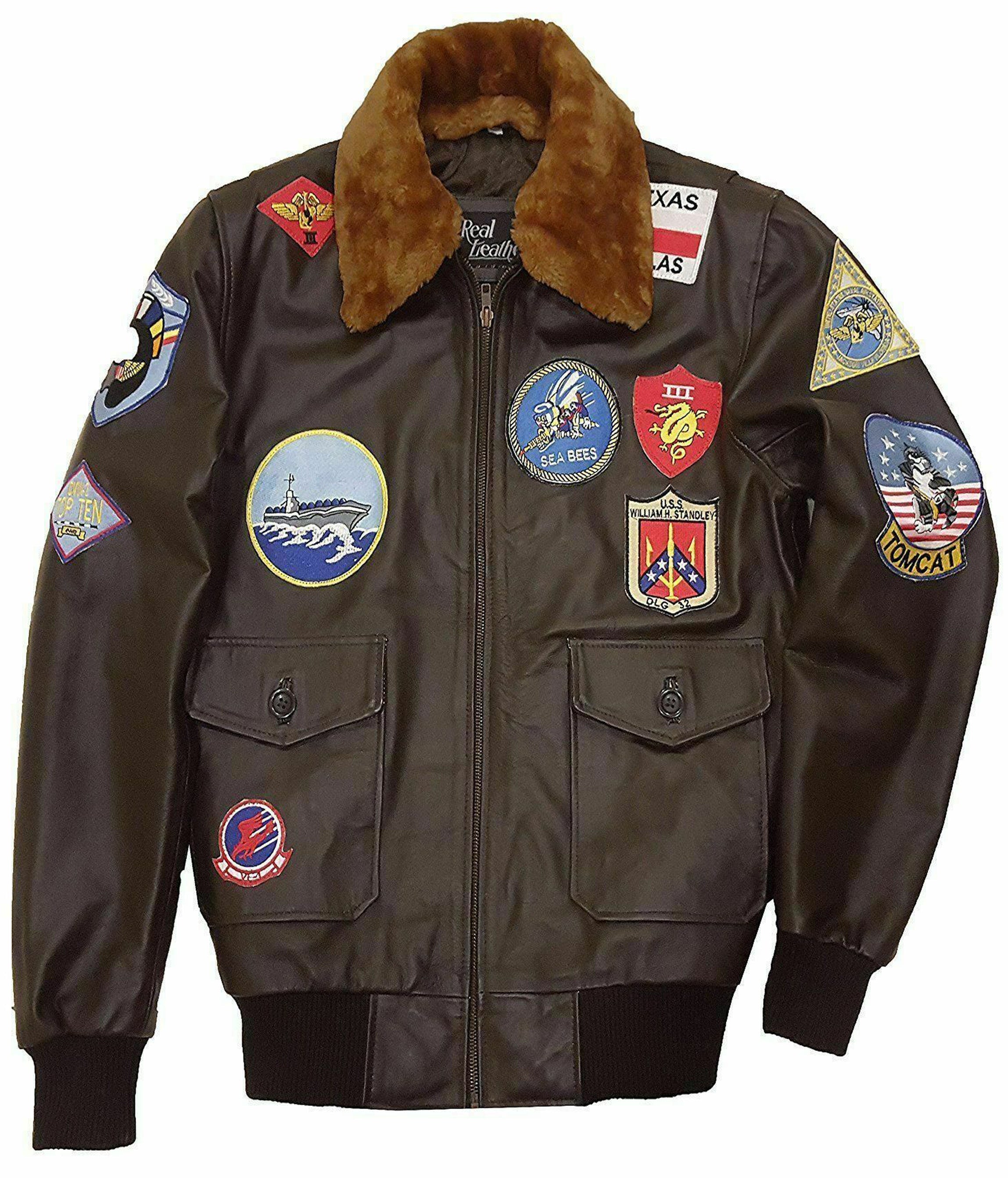 Tom Cruise Top Gun Flying Flight Jacket For Men