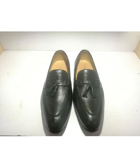 Mens Black Color Leather Shoes