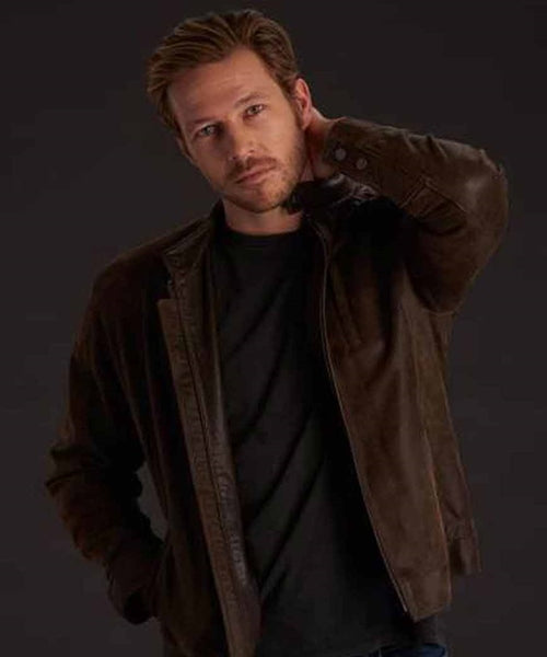 Holidate 2020 Luke Bracey Brown Jacket