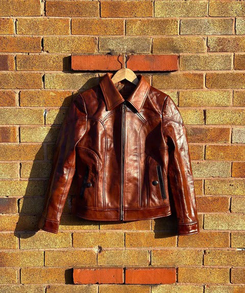 Selena Gomez Brown Leather Jacket for women