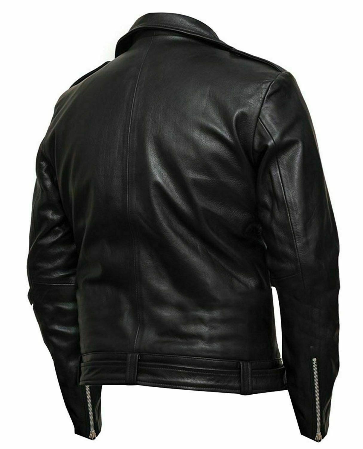 Jeffrey Dean Morgan TV Series The Walking Dead Negan Biker Leather Mens Jacket