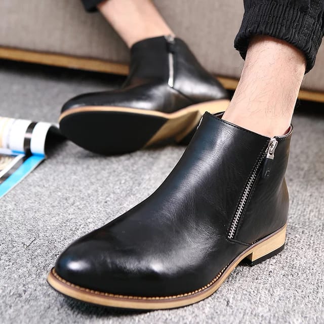 Mens Brown Color Leather Shoes