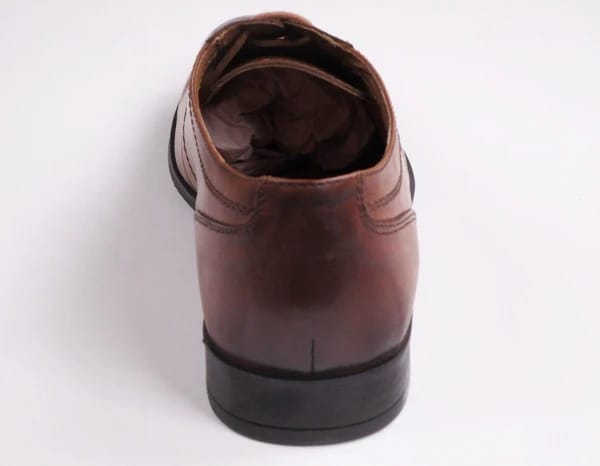 Mens Wax Brown Color Leather Shoes
