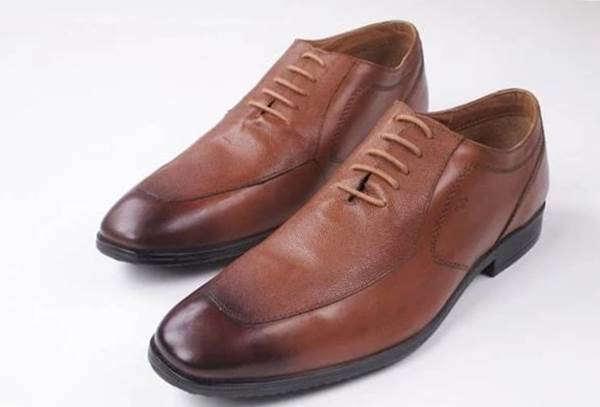 Mens Wax Brown Color Leather Shoes