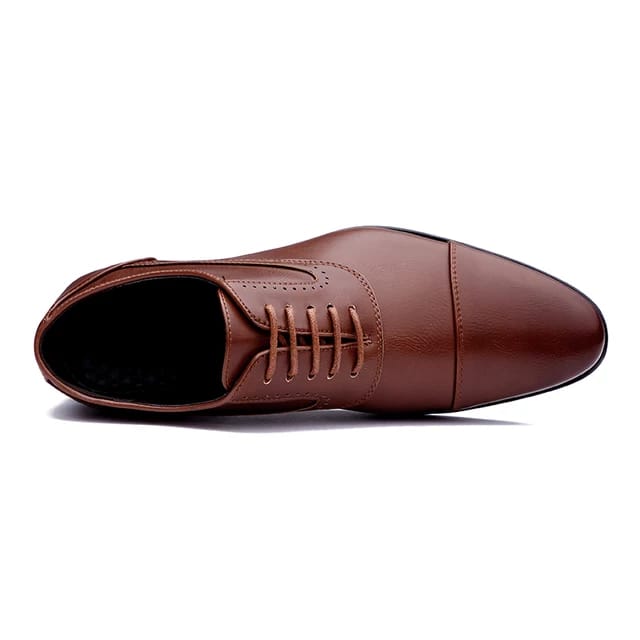 Mens Brown Color Leather Shoes