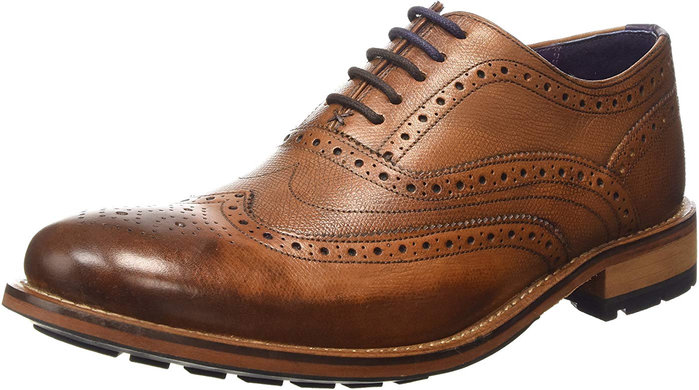 Mens Tan Color Leather Shoes