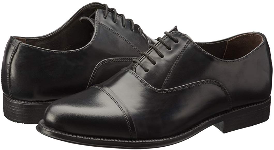 Mens Black Color Leather Shoes