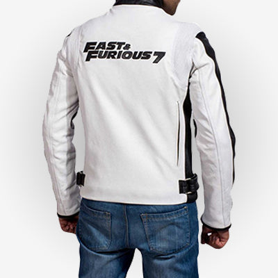 Fast and Furious 7 Dominic Toretto Racer Leather Jacket