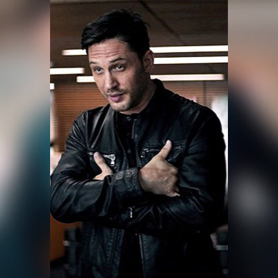 Tom Hardy Venom Black Leather Jacket