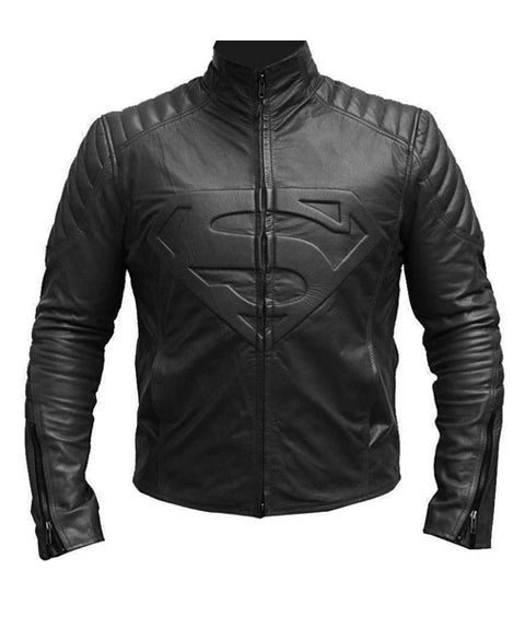 Superman Smallville Clark Kent Real Leather Jacket