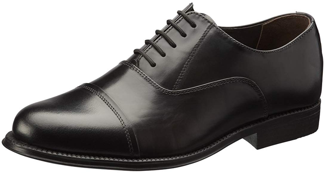 Mens Black Color Leather Shoes
