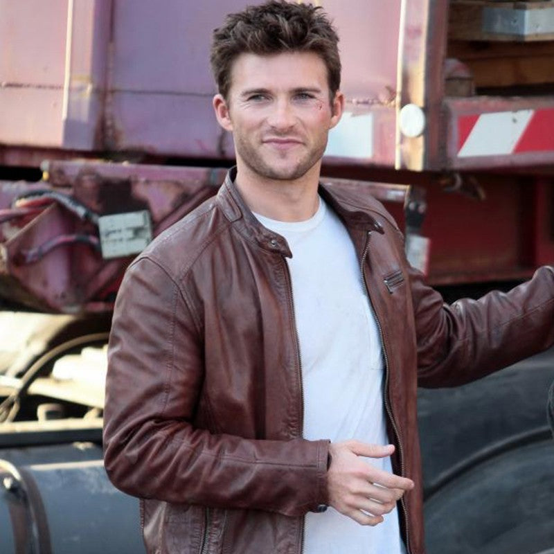 Fast And Furious 8 Scott Eastwood Leather Jacket