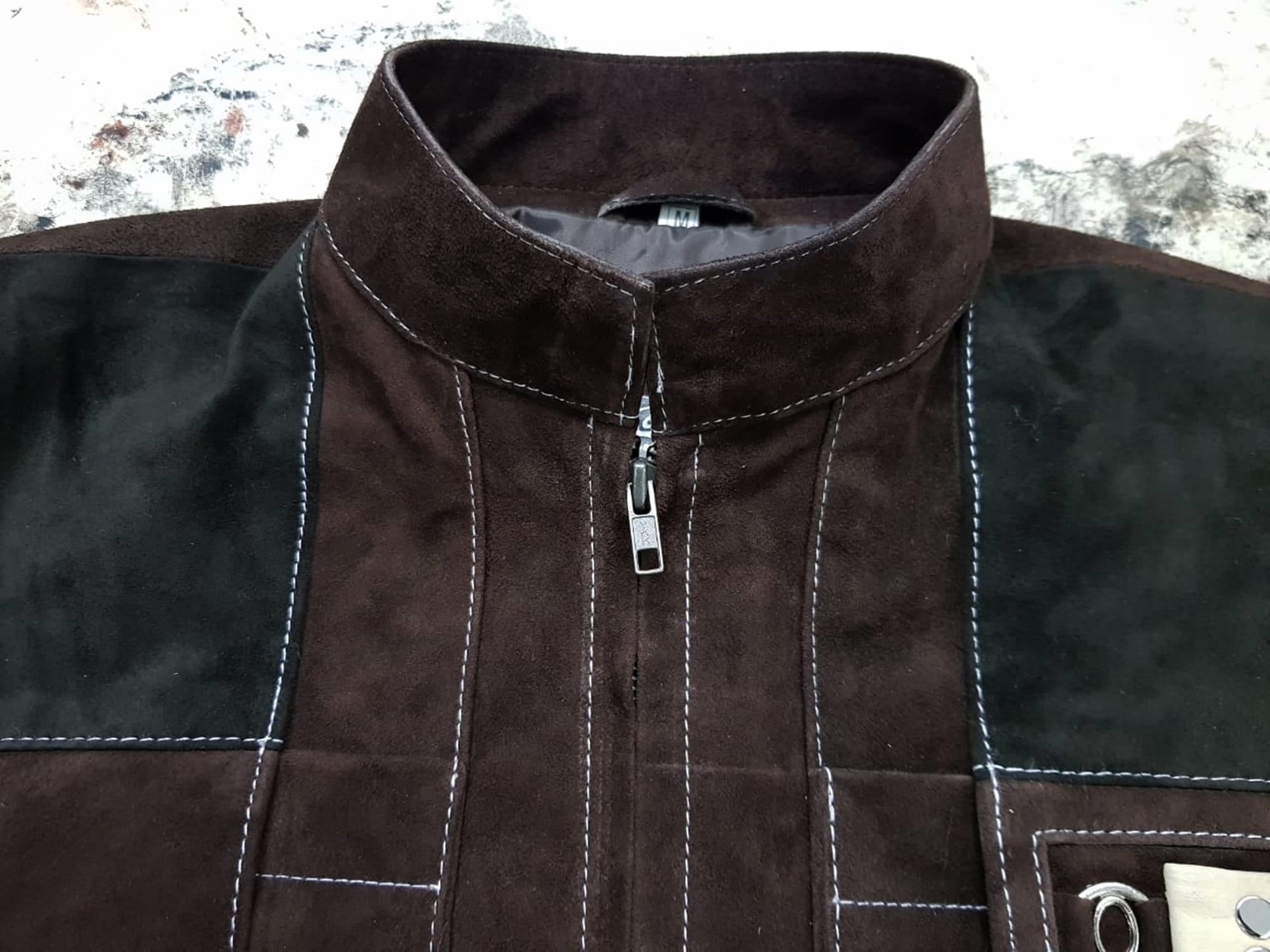 Mens Suede Leather Jacket