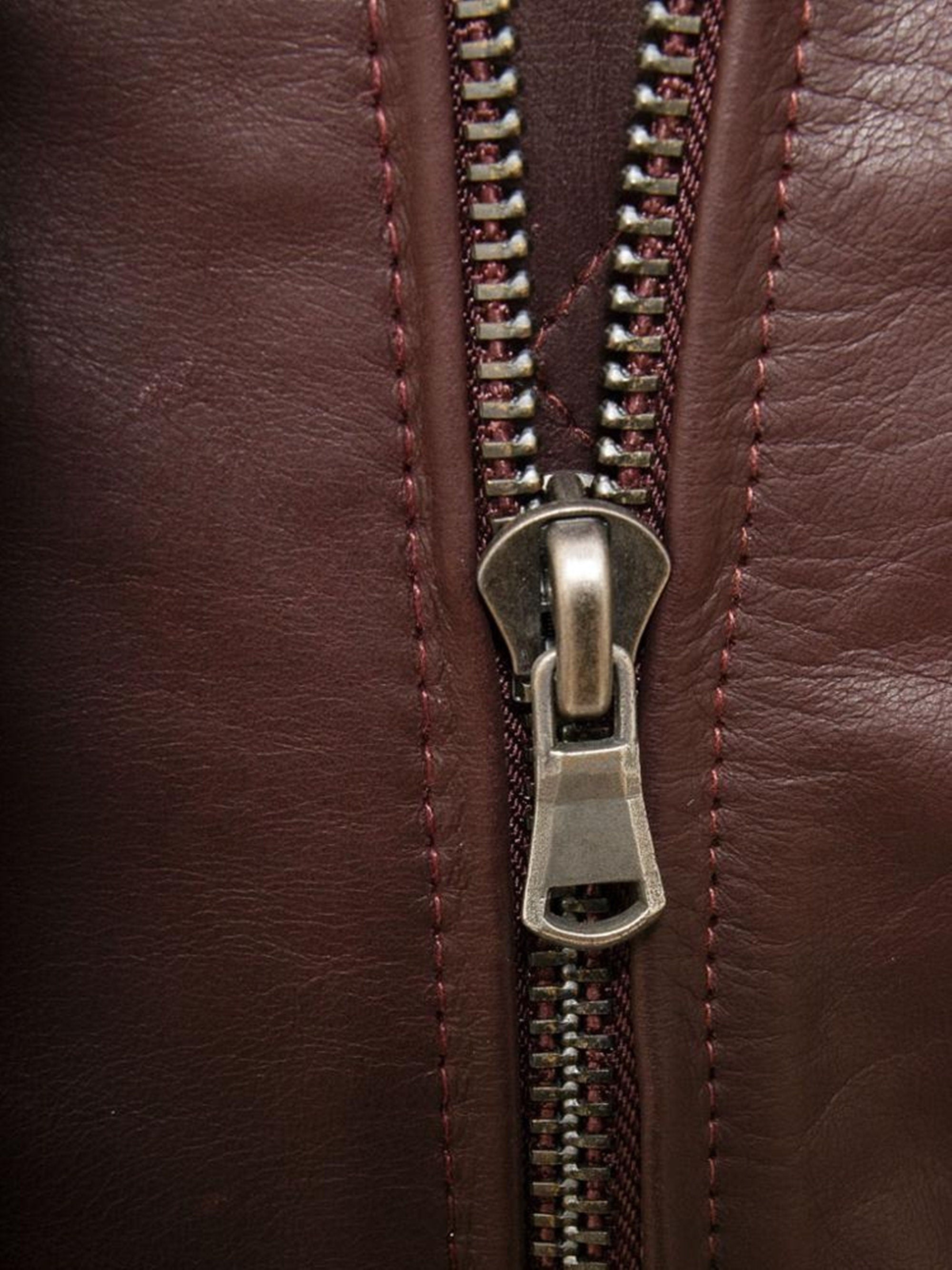 Genuine Brown Leather Jacket For Men