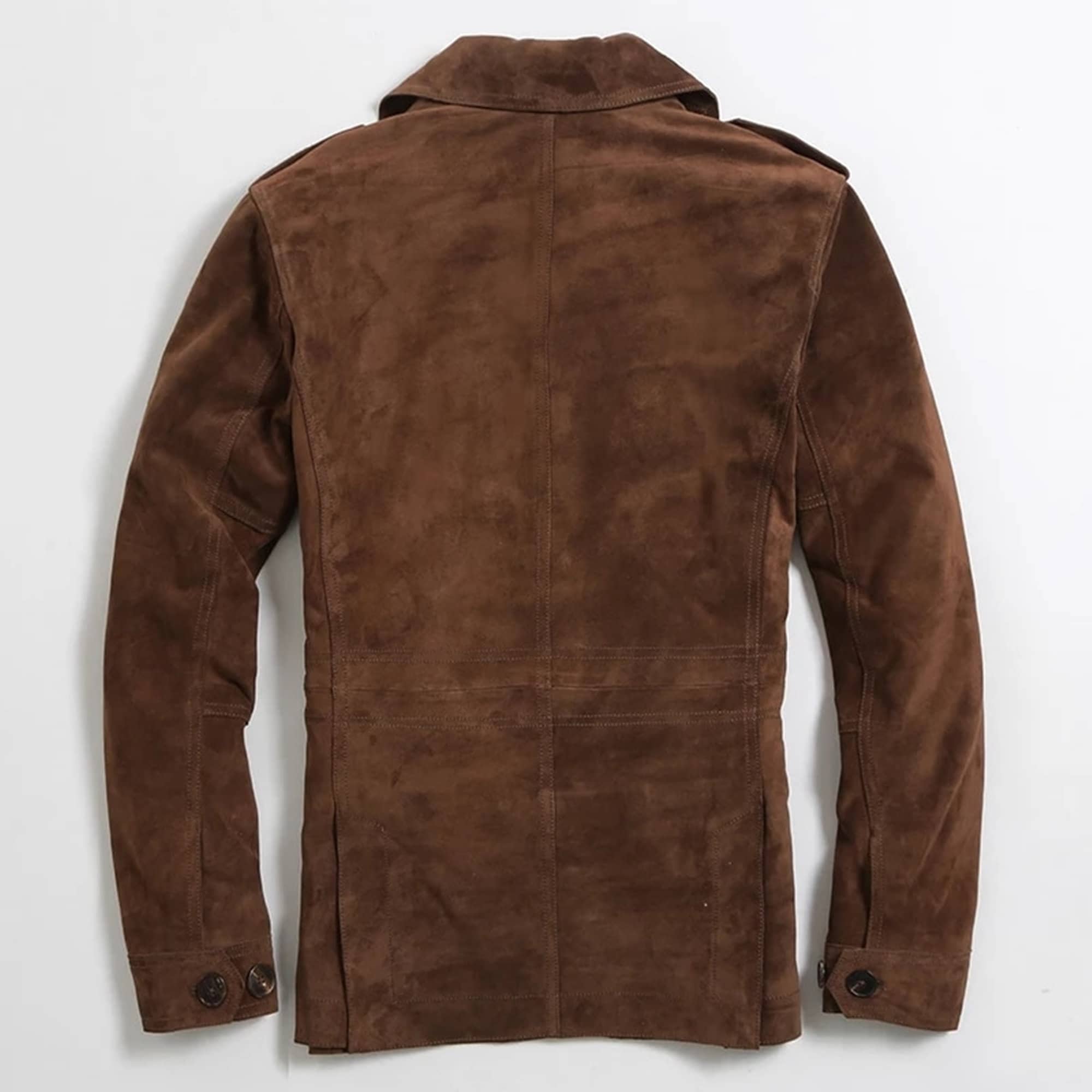 Men's Shirt Suede Leather Jacket