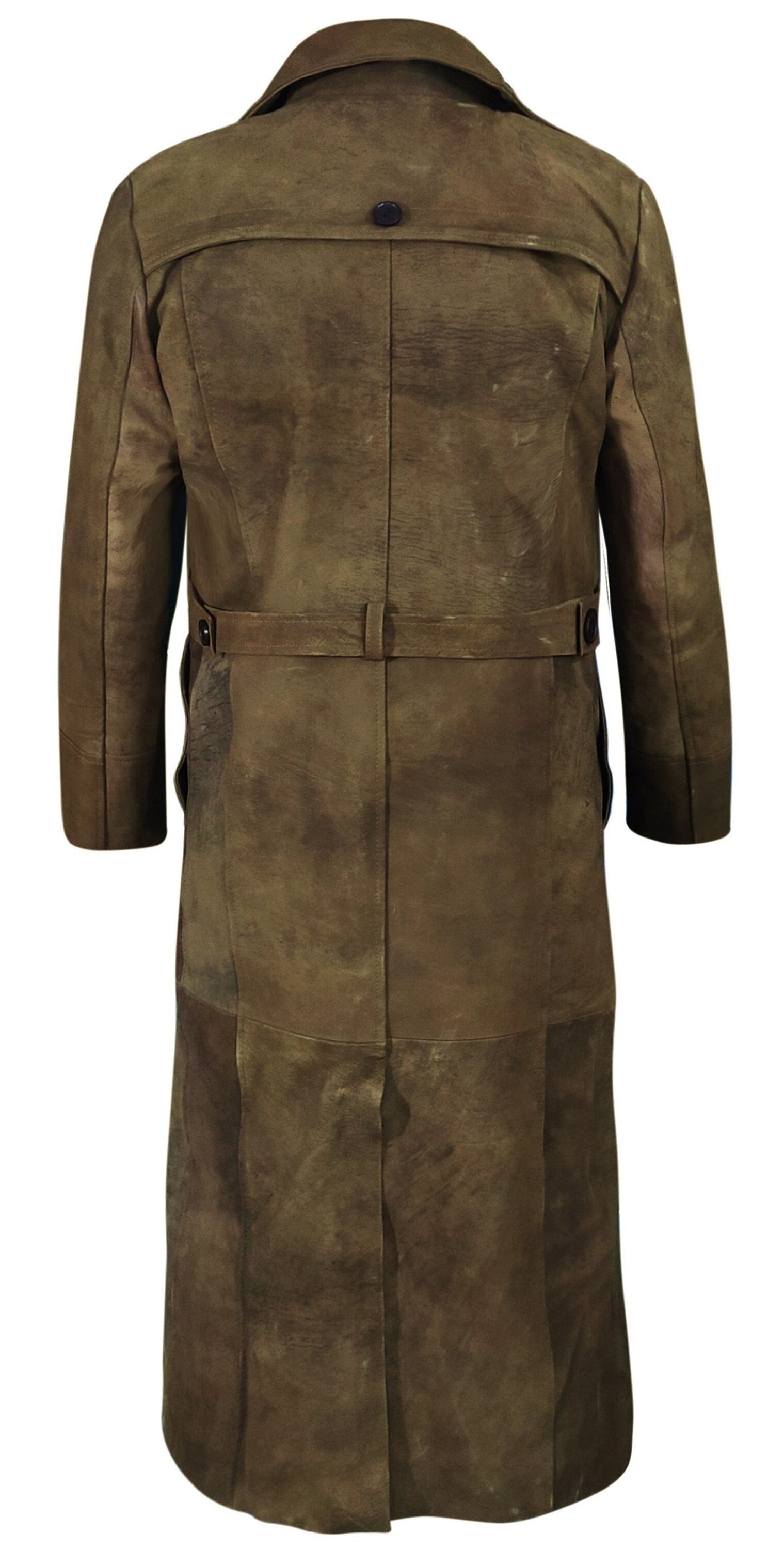 Light Snuff Trench Coat For Men