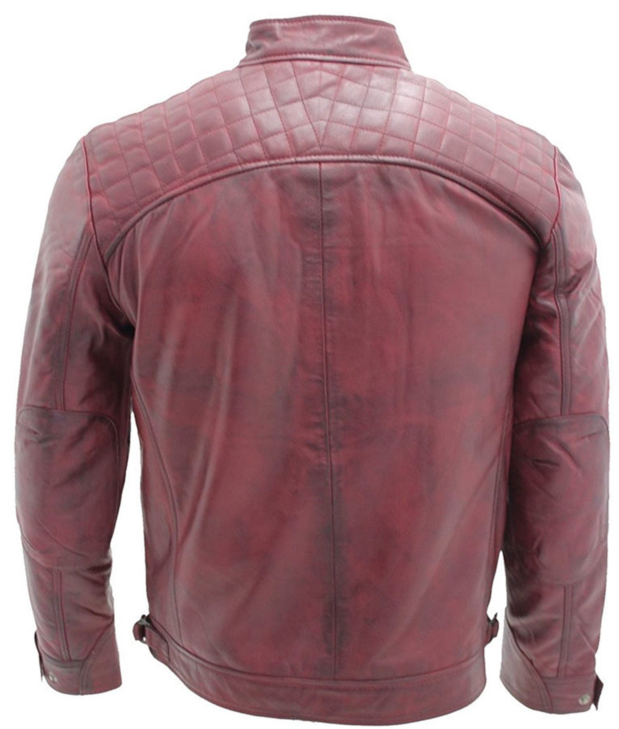 Mens Real Brown Leather Jacket