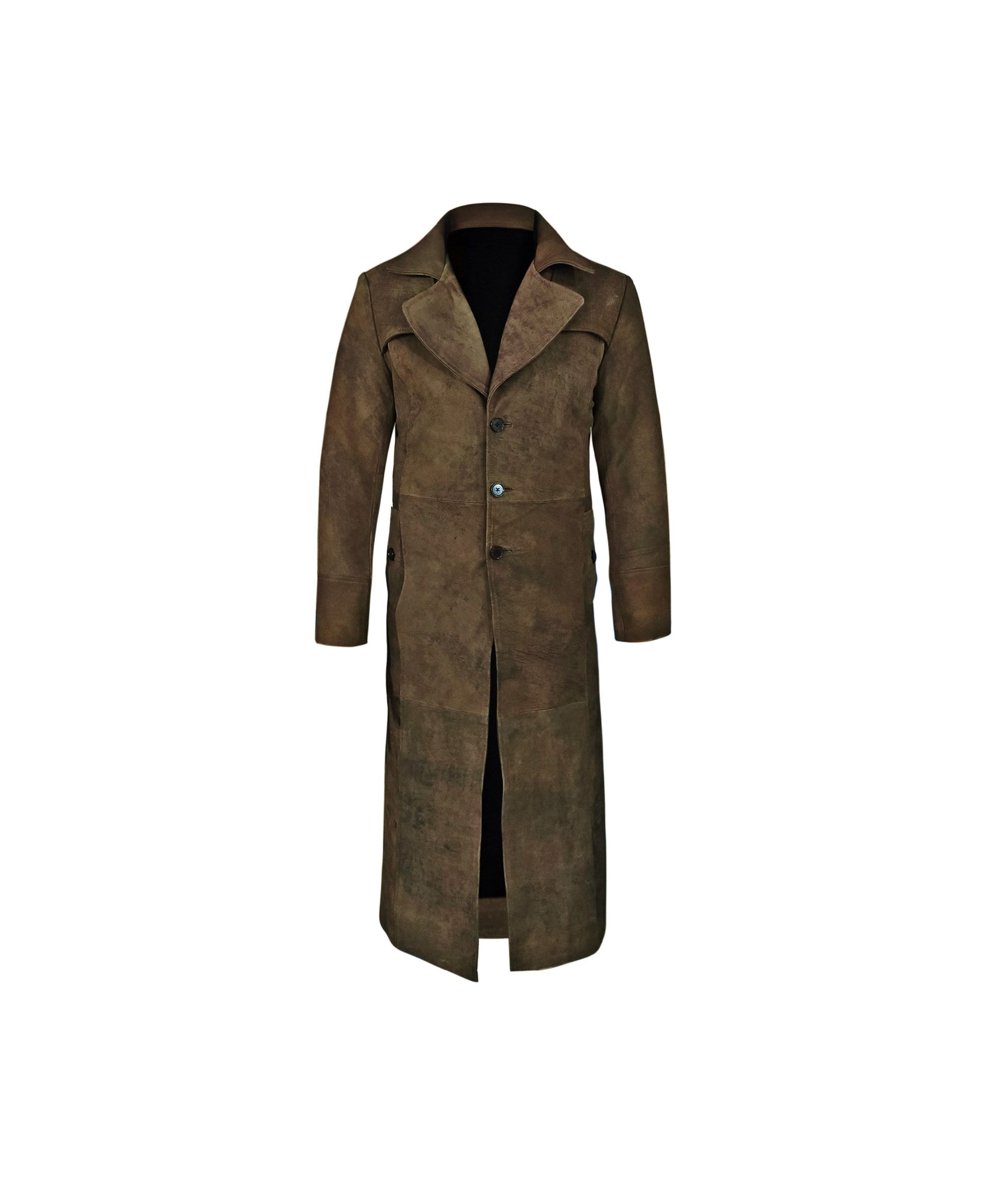 Light Snuff Trench Coat For Men