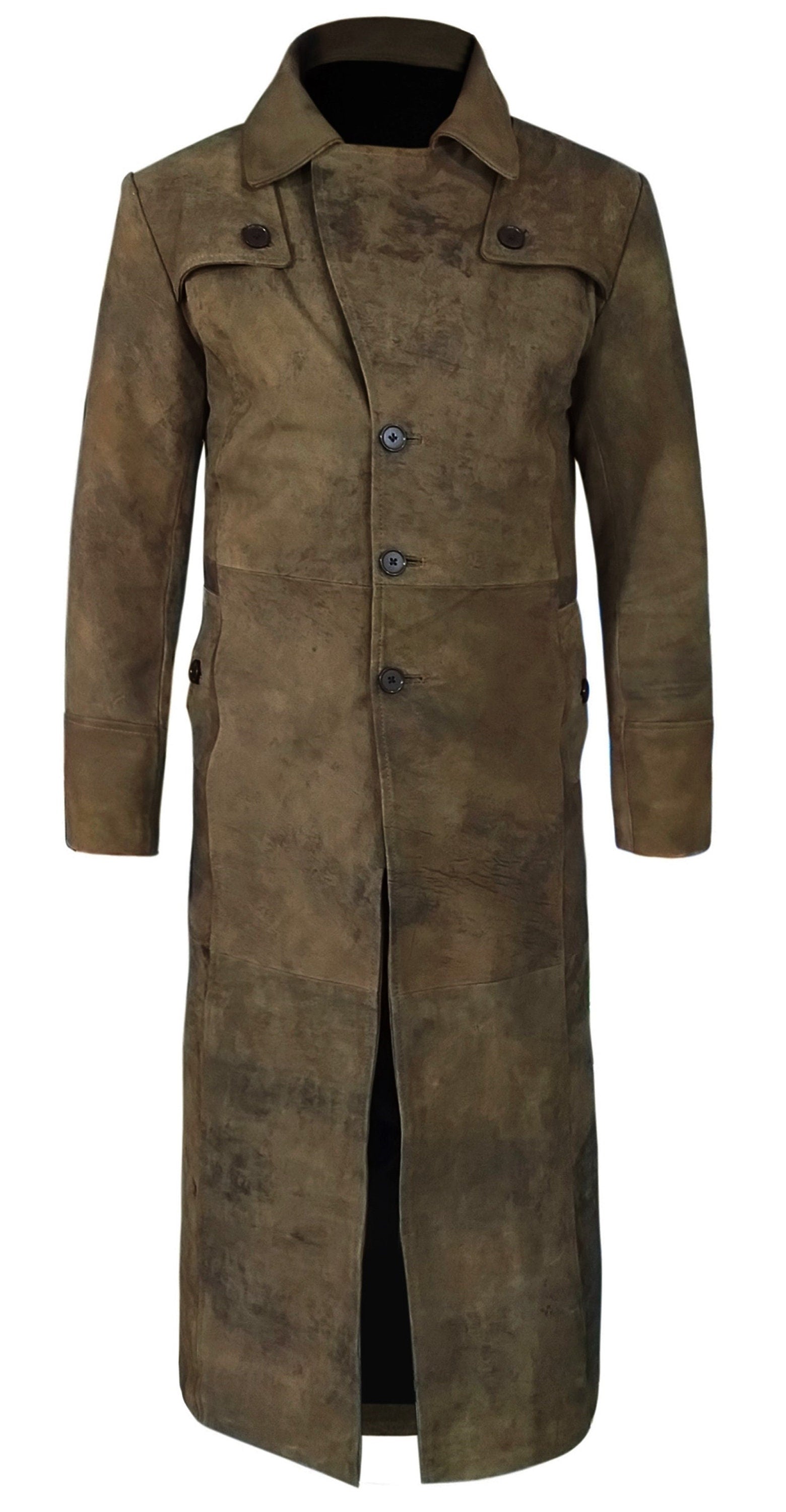 Light Snuff Trench Coat For Men