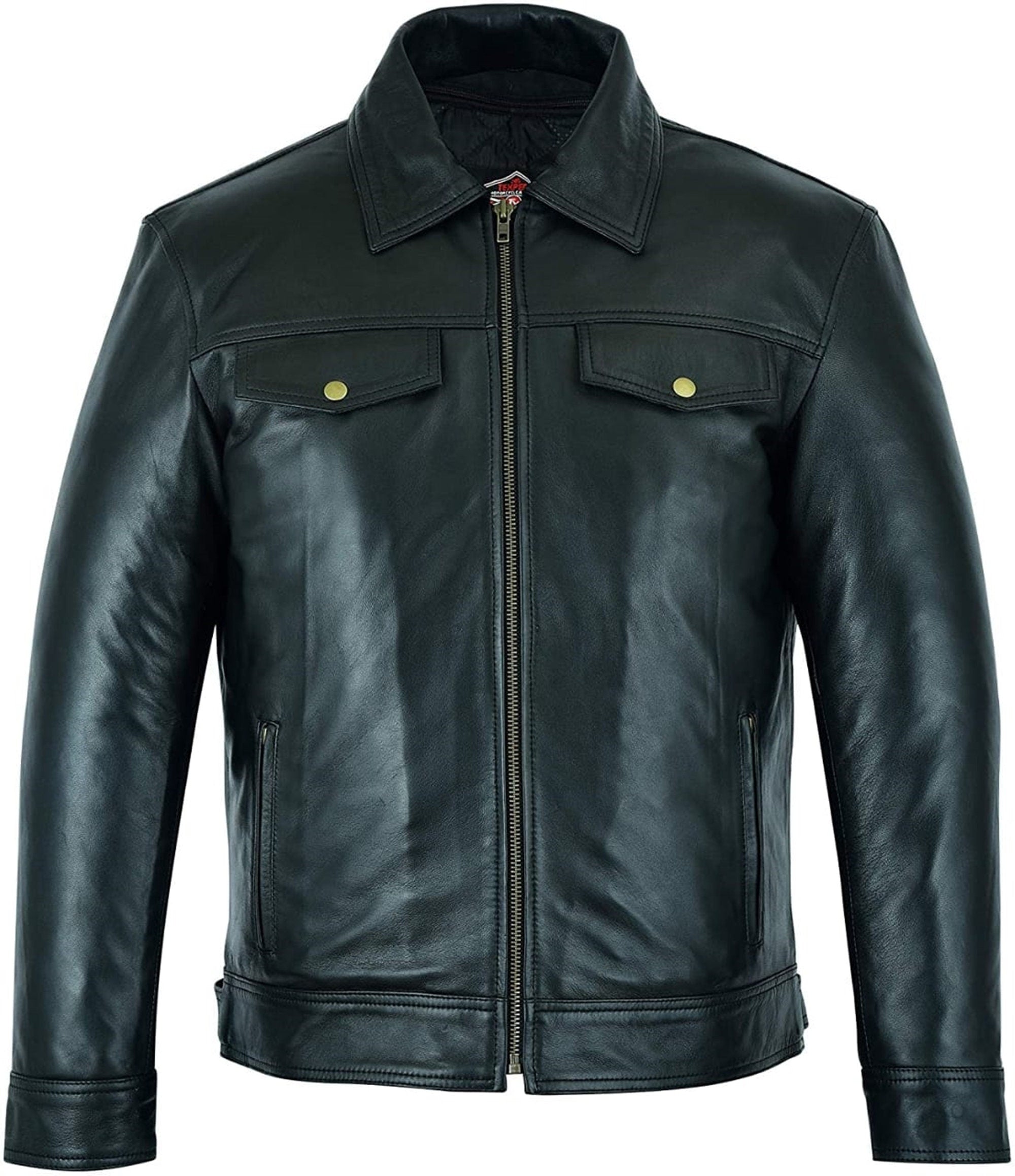 Men's Genuine Black Vintage Leather Jacket