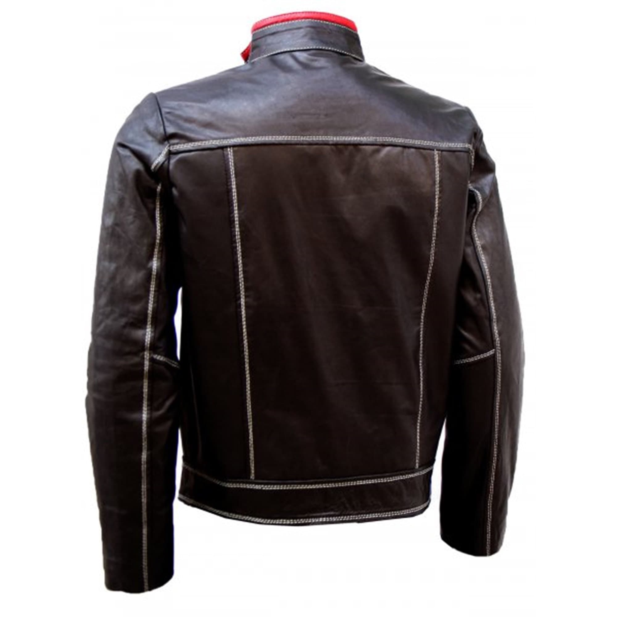Men's Black Biker Vintage Real Leather Jacket