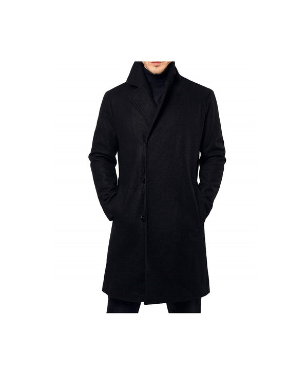 Handmade Black Wool Coat