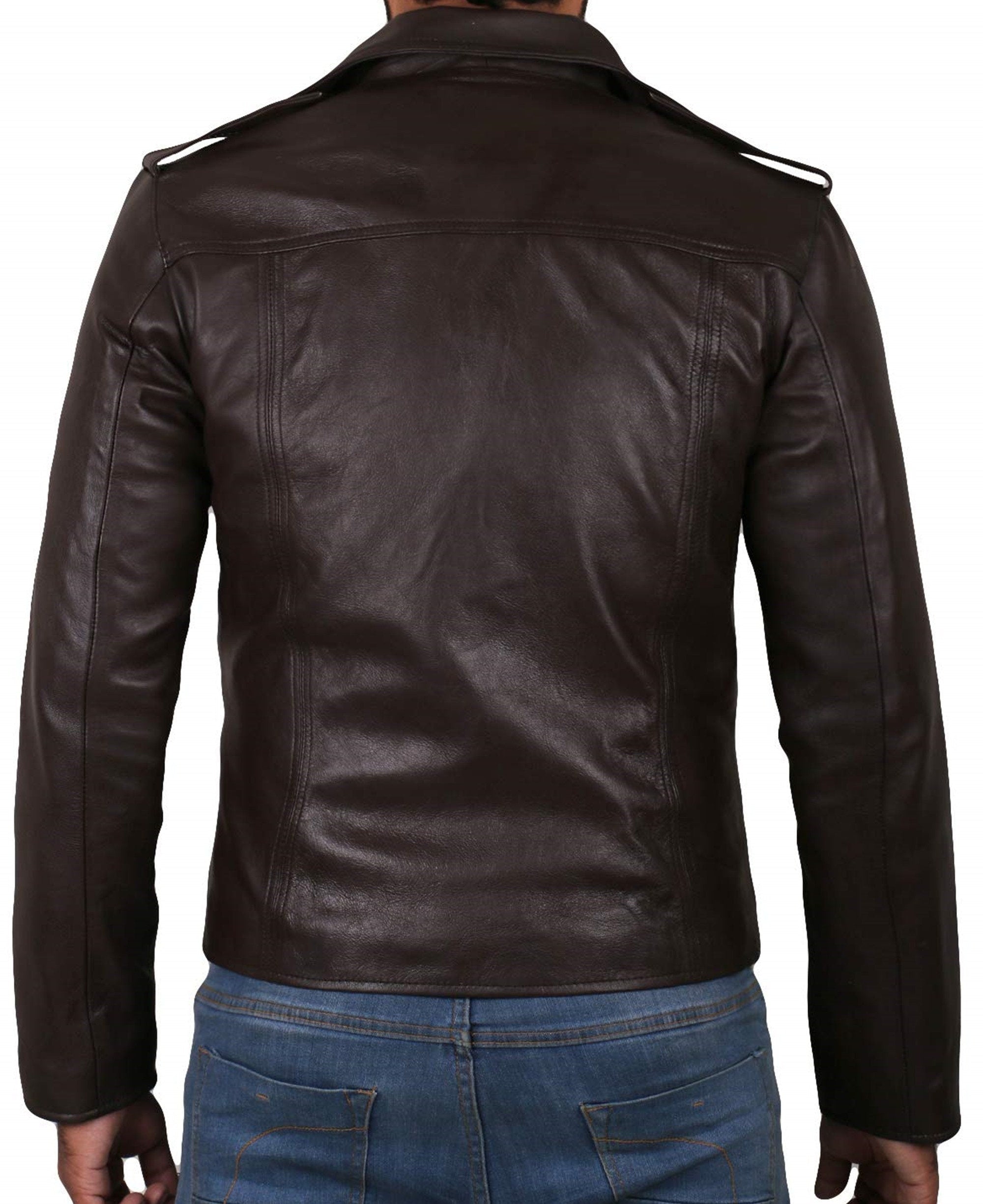 Men Brown Leather Jacket