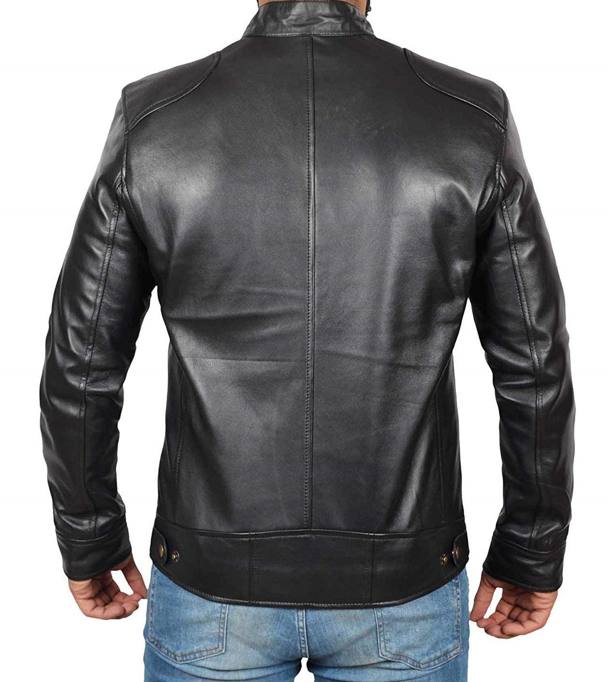 Mens Black Leather Jacket Leather Jacket For Mens