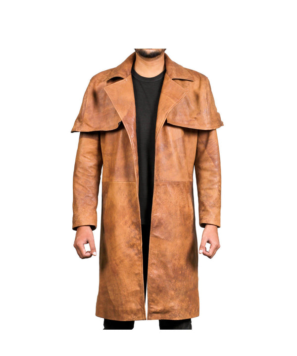 Real Leather Coat Ranger Leather Coat Fallout Leather Coat