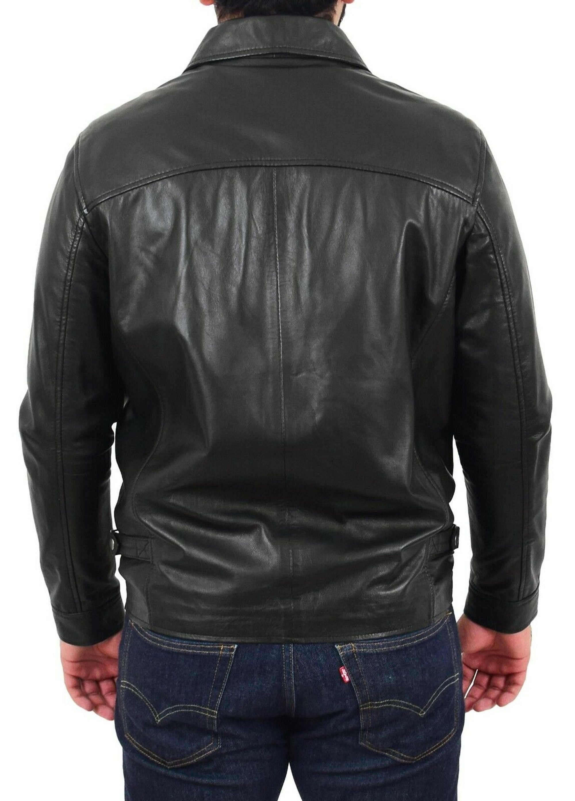 Men's Leather Jacket Collar Style
