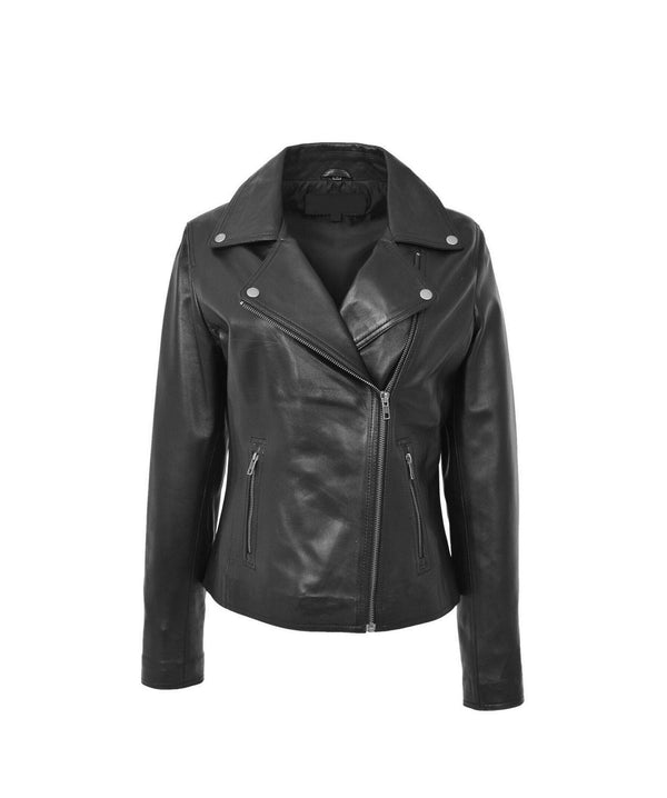 Women Black Leather Jacket