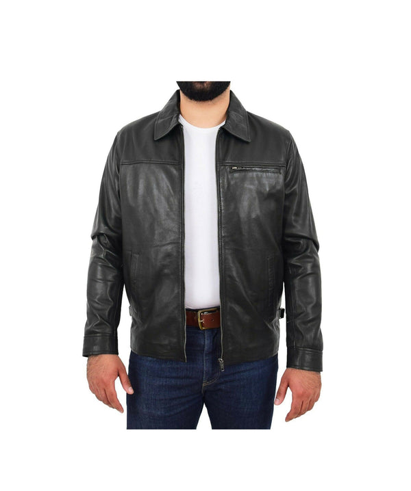 Men's Leather Jacket Collar Style