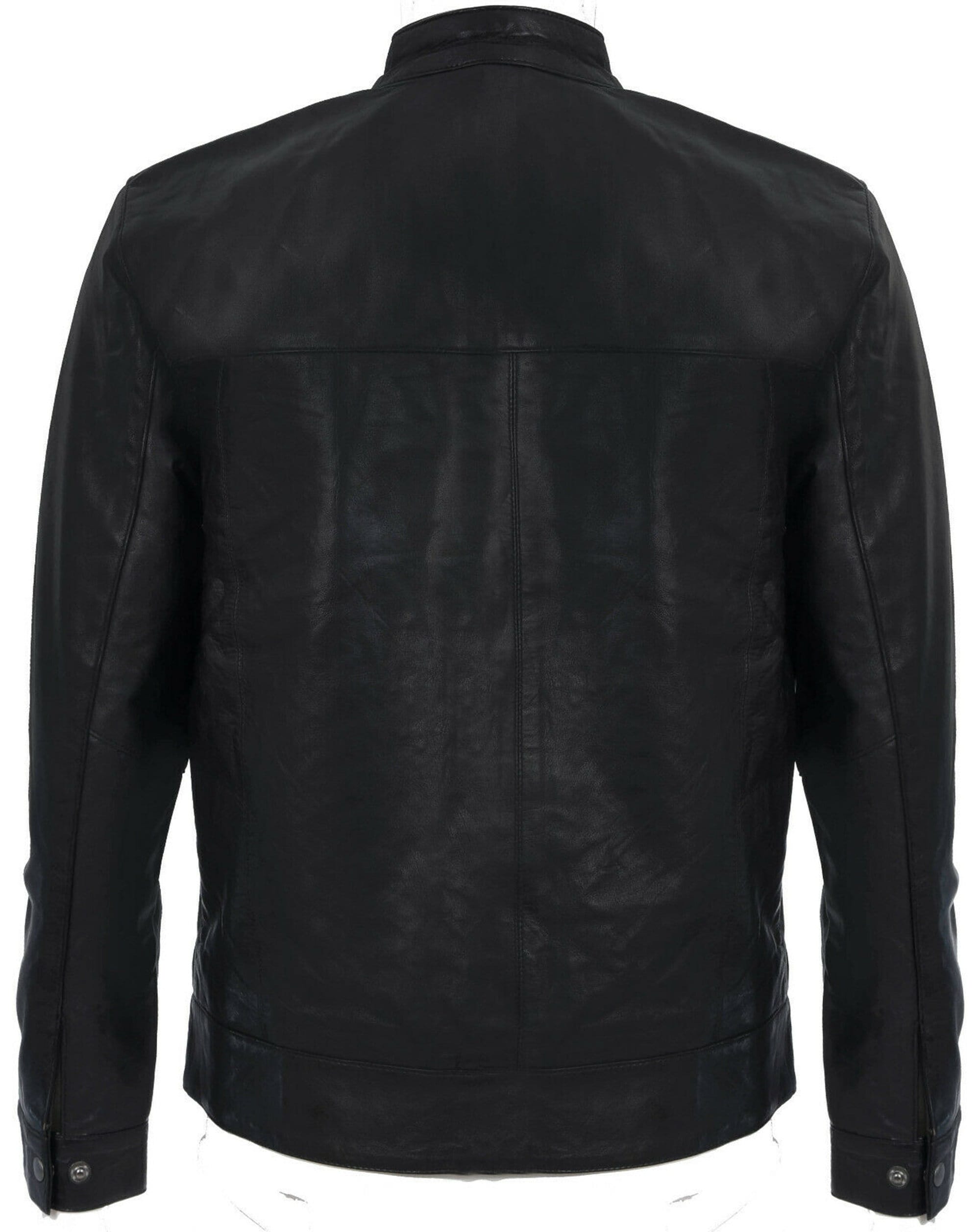 Mens Black Leather Jacket