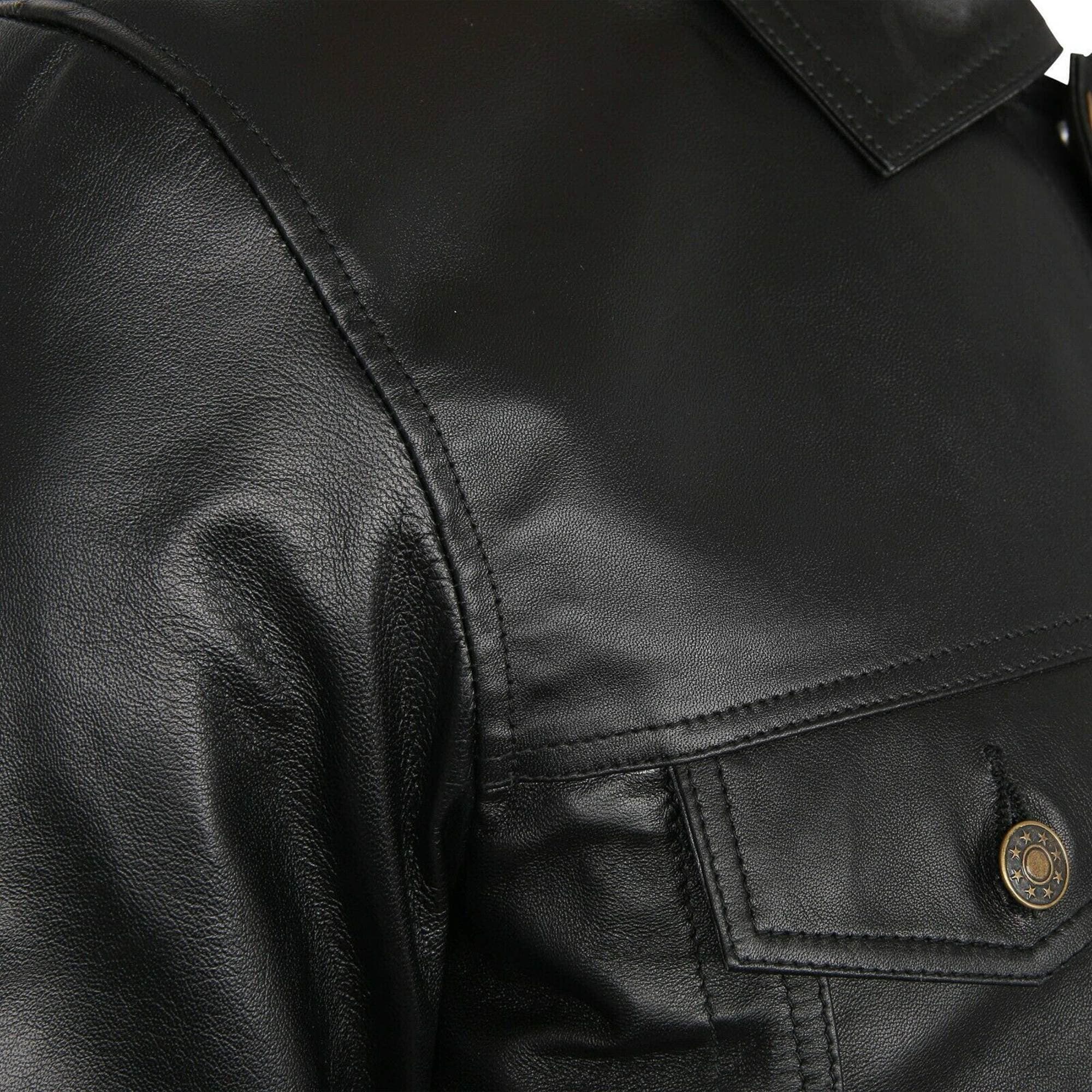 Men's Genuine Sheep Leather Shirt