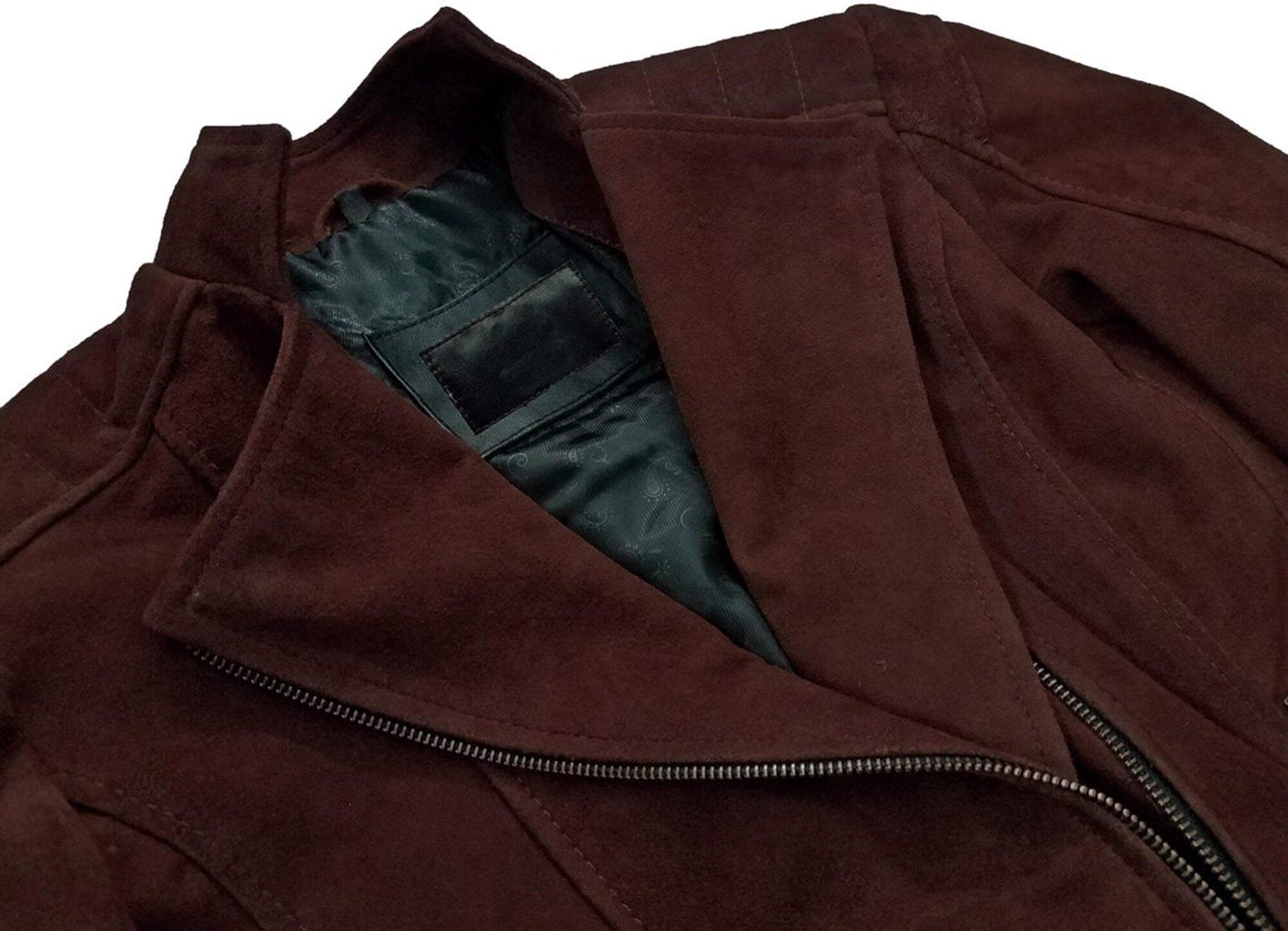 Suede Leather Jacket Women