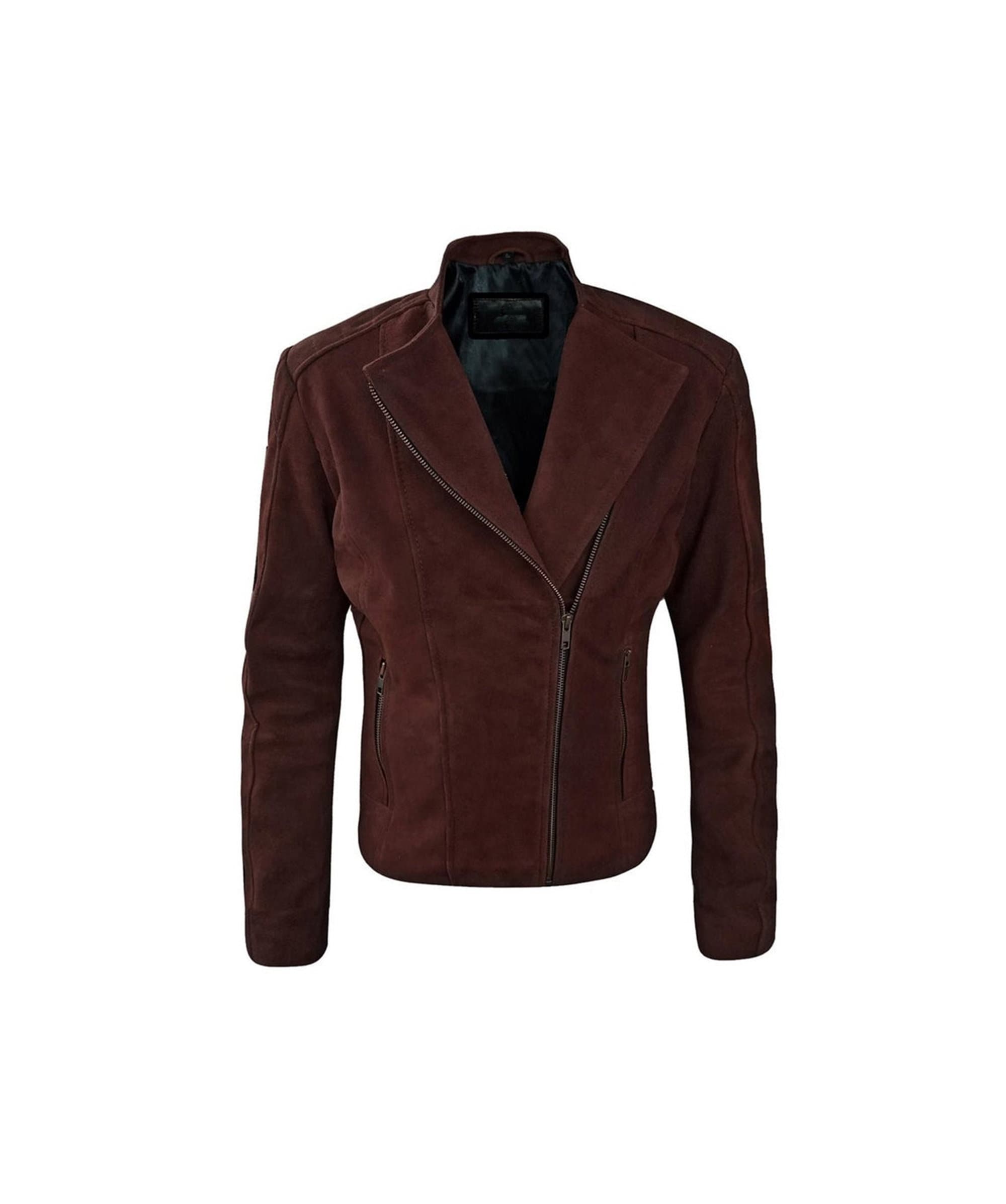 Suede Leather Jacket Women