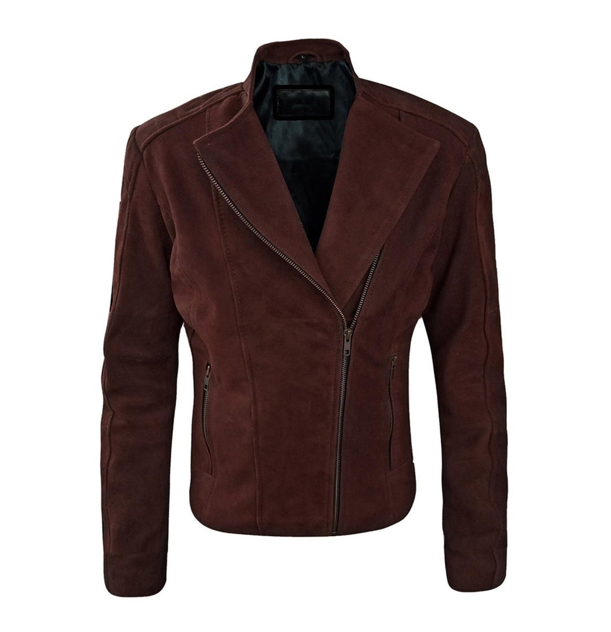 Suede Leather Jacket Women