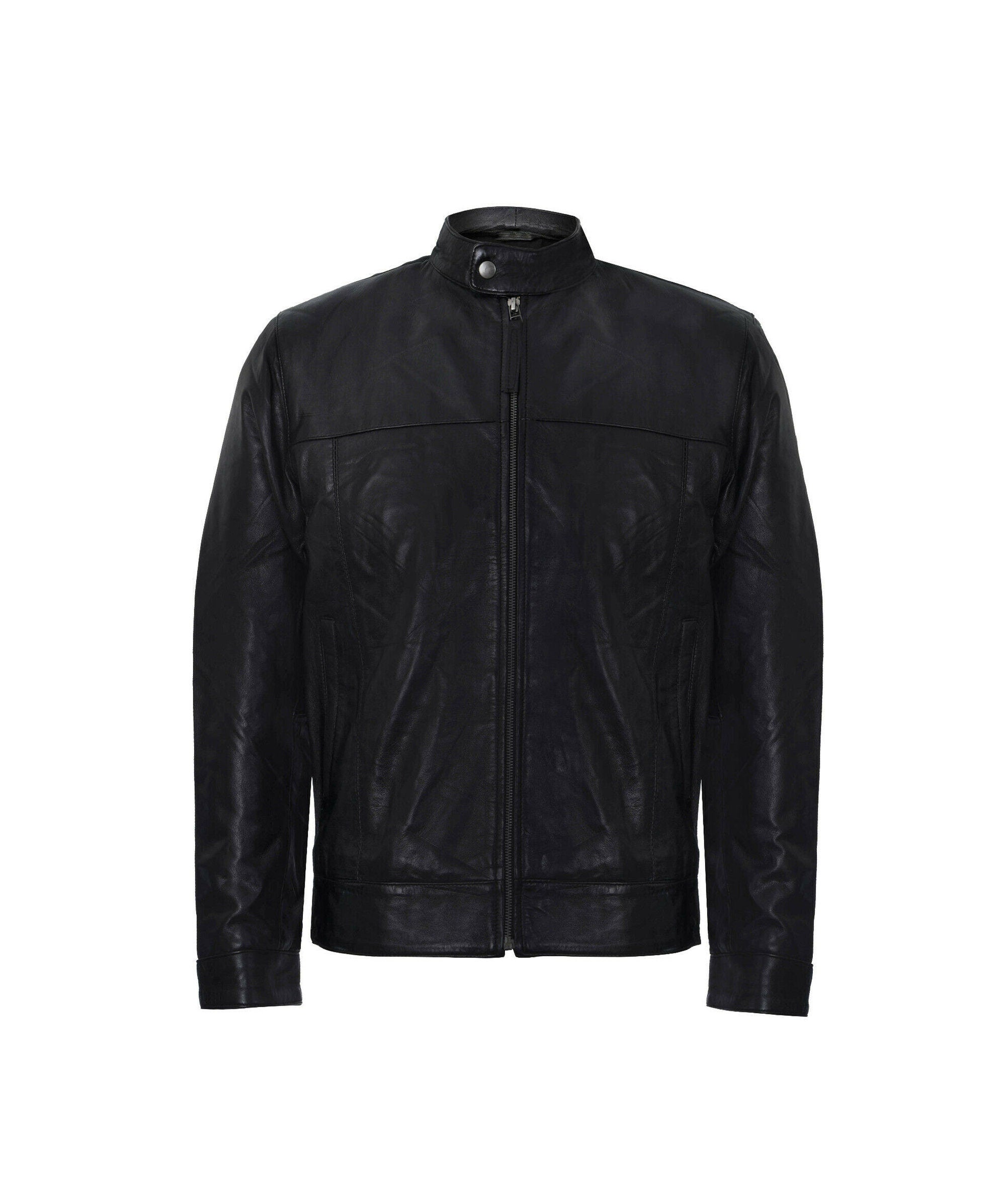 Mens Black Leather Jacket