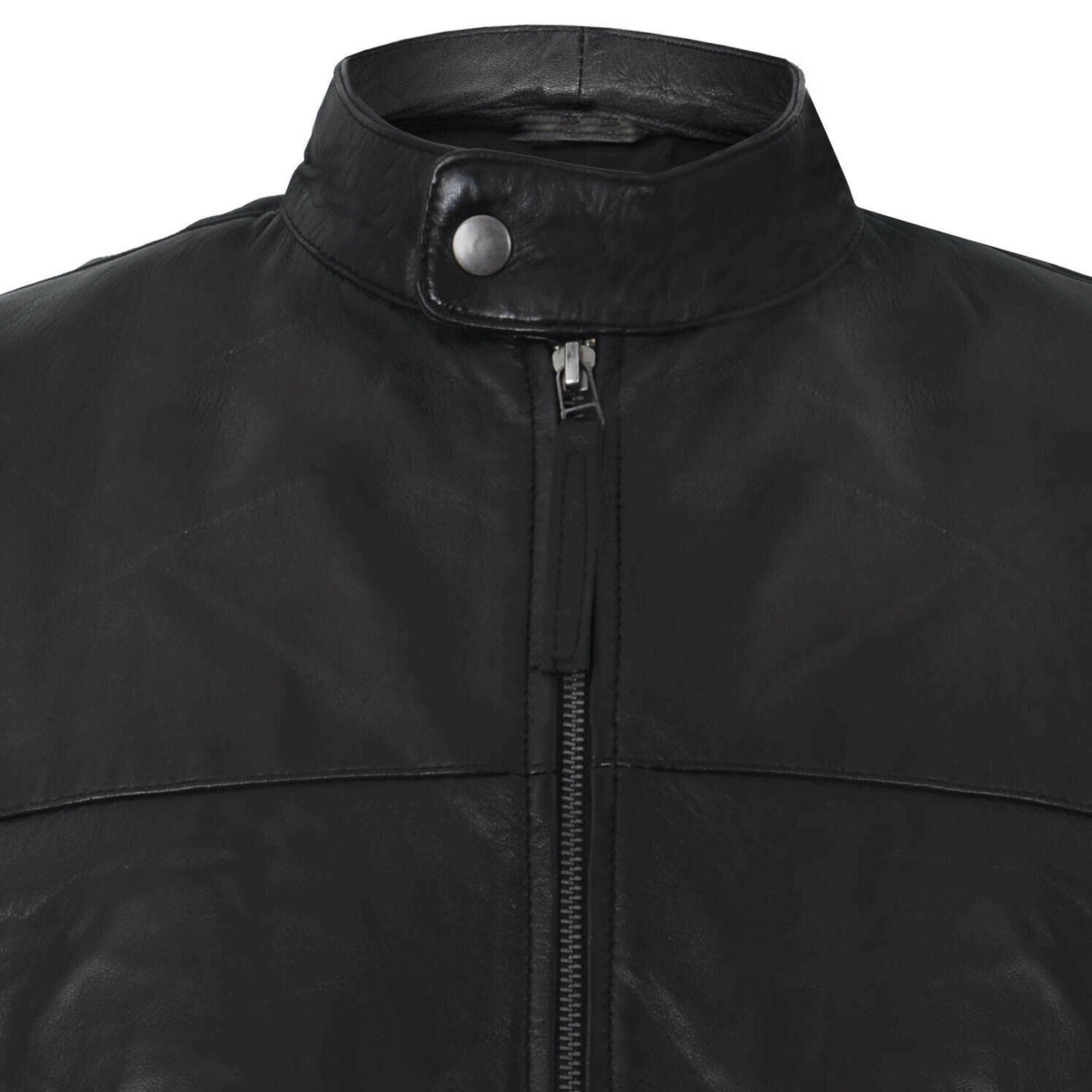 Mens Black Leather Jacket