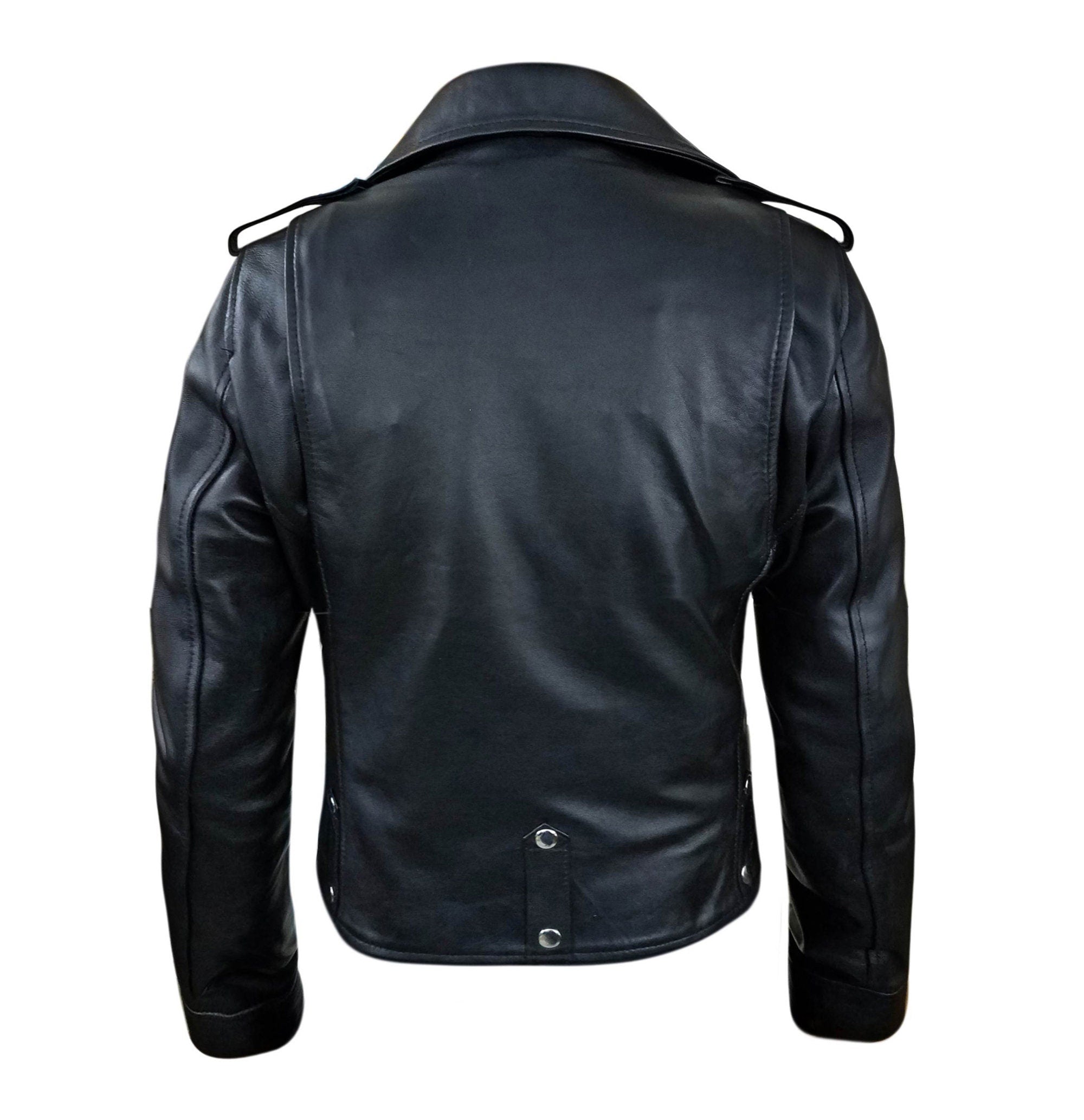 Women Black Biker Leather Jacket