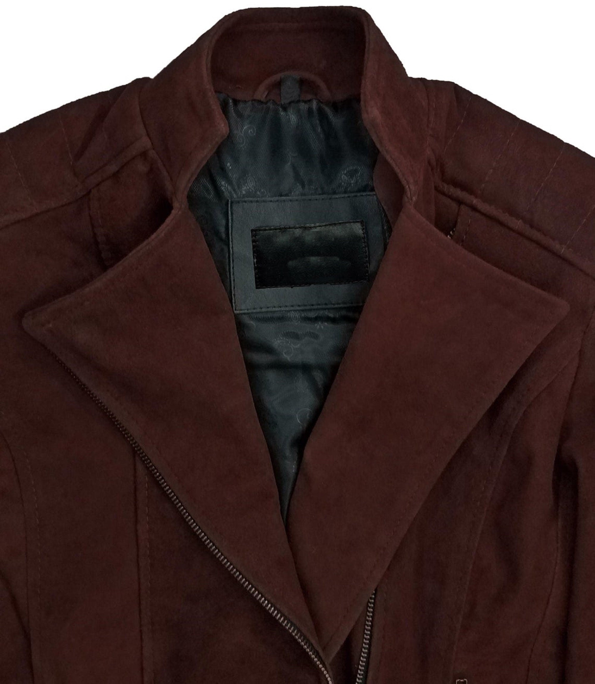 Suede Leather Jacket Women