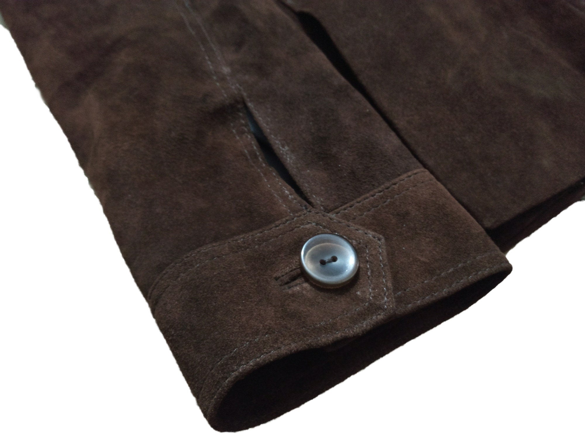 Men's Shirt Suede Leather Jacket