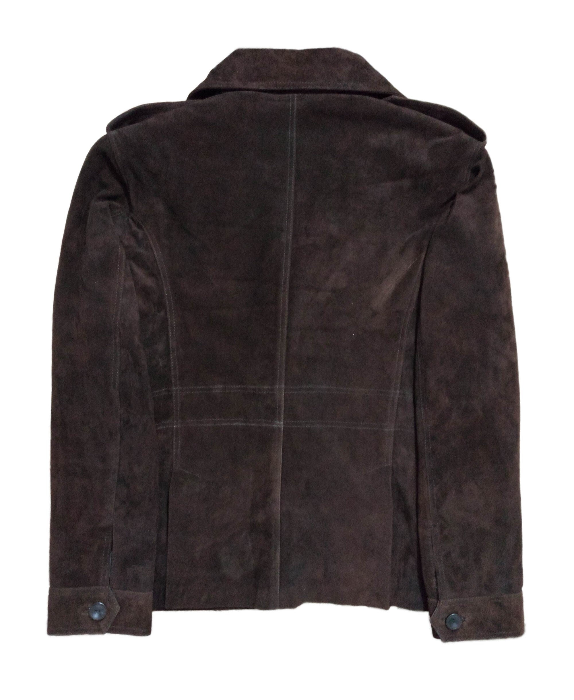Men's Shirt Suede Leather Jacket