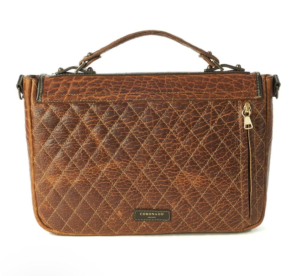 Leather Messenger Bag Men, Leather Bag and Waxed Canvas Shoulder Bag