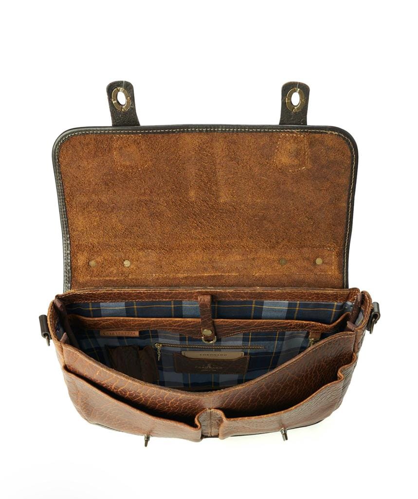 Leather Messenger Bag Men, Leather Bag and Waxed Canvas Shoulder Bag