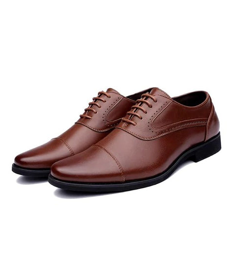 Mens Brown Color Leather Shoes
