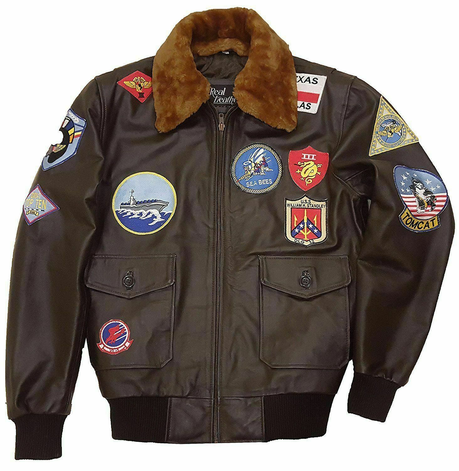 Tom Cruise Top Gun Flying Flight Jacket For Men