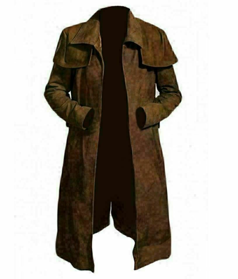 Men's Vegas A 7 Fallout Leather Trench Coat